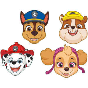 Paw Patrol Maske 6 Adet