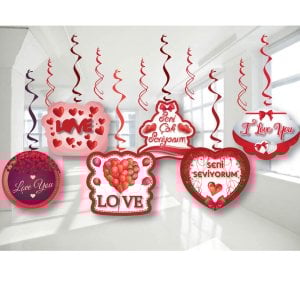 Seni Seviyorum Sarkıt Tavan Süsü