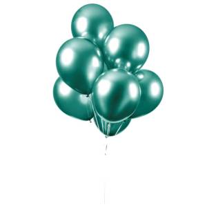 Yeşil Krom Balon 50 Adet