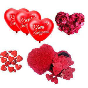 Sevgililer Günü Romantik Süsleme Paketi