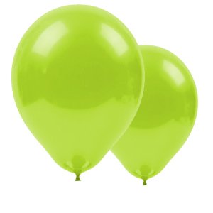 Metalik Balon Yeşil 10 Adet