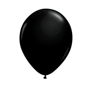 Metalik Balon Siyah 10 Adet