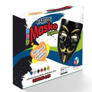 Karton Maske Boyama
