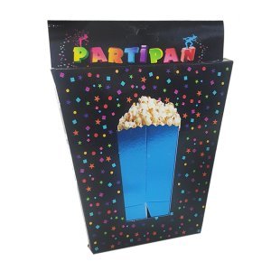 Mısır Kutusu Lüks Metalik Mavi 10 Adet