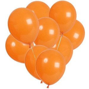 Pastel Balon Turuncu 10 Adet