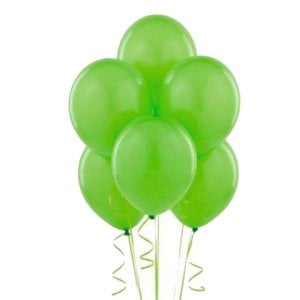 Pastel Balon Yeşil 10 Adet