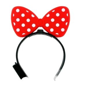 Işıklı Mickey Tacı Kırmızı