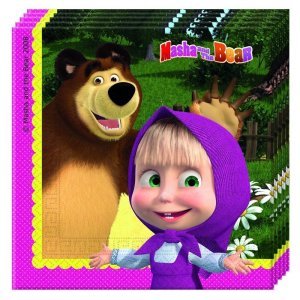 Masha and The Bear Parti Peçetesi