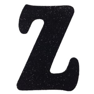 Eva Simli Z Harf Siyah 12 cm