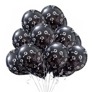Cinsiyet Balonu Siyah 10 Adet