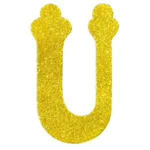Eva Simli Ü Harf Altın 12 cm