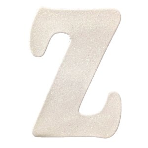 Eva Simli Z Harf Beyaz 12 cm