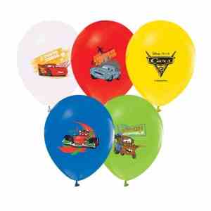 Çift Taraflı Cars Baskılı Balon