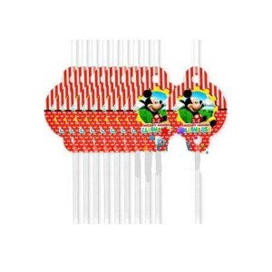 Mickey Temalı Pipet 10'lu