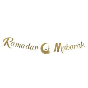 Ramadan Mubarak Kaligrafi Süs