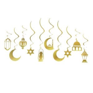 Ramazan Metalik Gold Sarkıt Süs