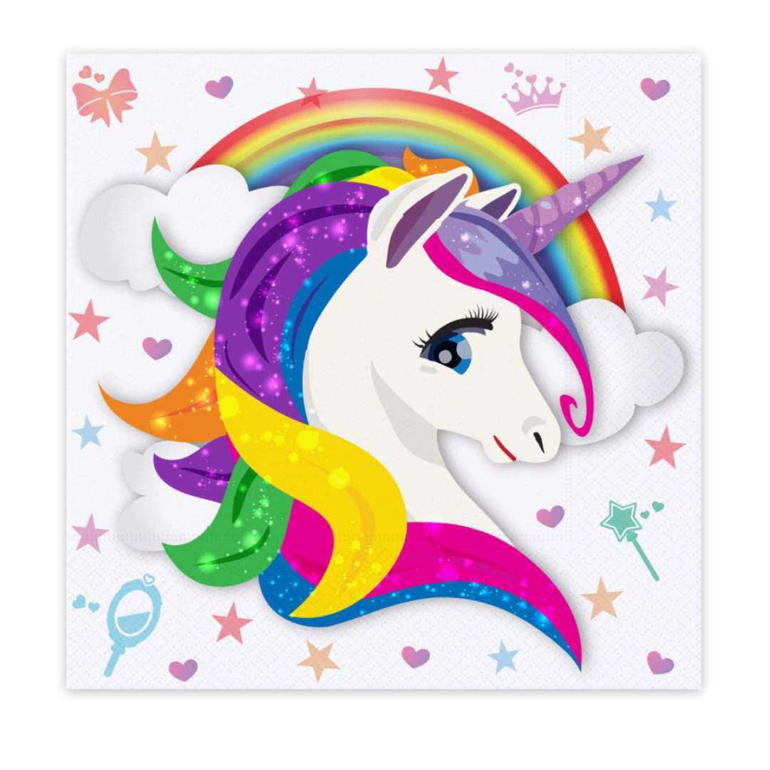 Unicorn Doğum Günü Parti Seti 8 Kişilik