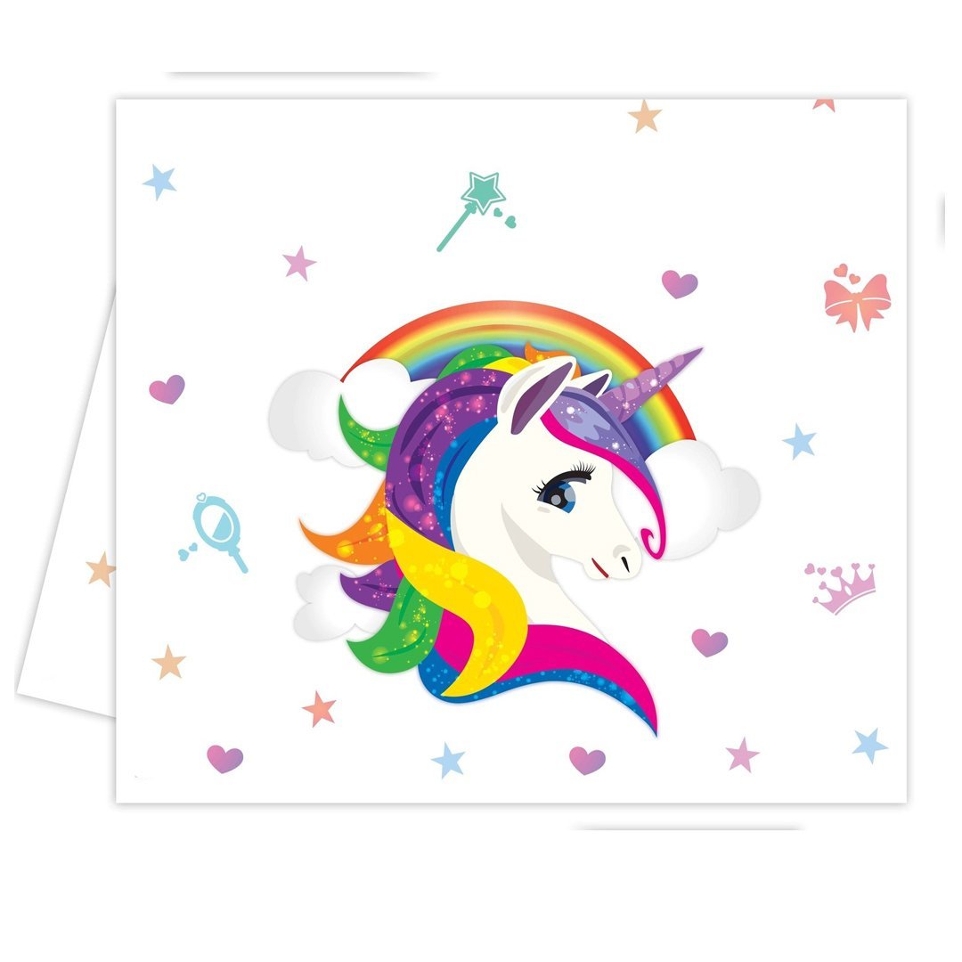 Unicorn Doğum Günü Parti Seti 8 Kişilik