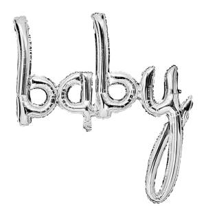 Baby Folyo Balon Gümüş