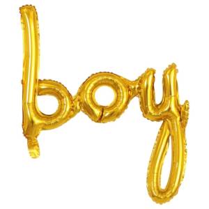 Boy Folyo Balon Gold