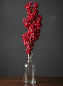 Yılbaşı Kokina Yapay Çİçek 70 cm Kristalli 6449-3