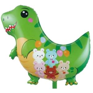 Dinozor Folyo Balon Yeşil