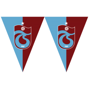 Trabzonspor Üçgen Bayrak Set