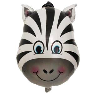 Zebra Folyo Balon 55 cm