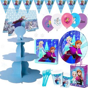 Frozen Lisanslı Doğum Günü Set 16 Kişilik