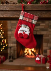 Yılbaşı Ağaç Süsü Çorap 3058-39