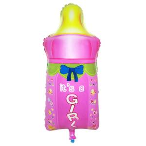 Biberon Folyo Balon Pembe