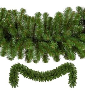 Yılbaşı Süsü Garland Yeşil Çam Dalı 240 cm