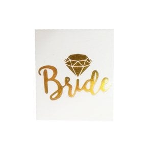 Bride Geçici Dövme Gold 10 Adet