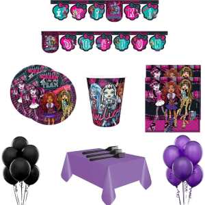 Monster High Doğum Günü Parti Seti 8 Kişilik