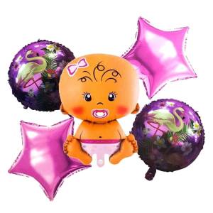 Bebek Folyo Balon Set Pembe