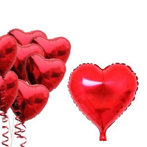 Kırmızı Kalp Folyo Balon 45 cm