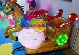 Kiddie Rides Koşan At Arabası