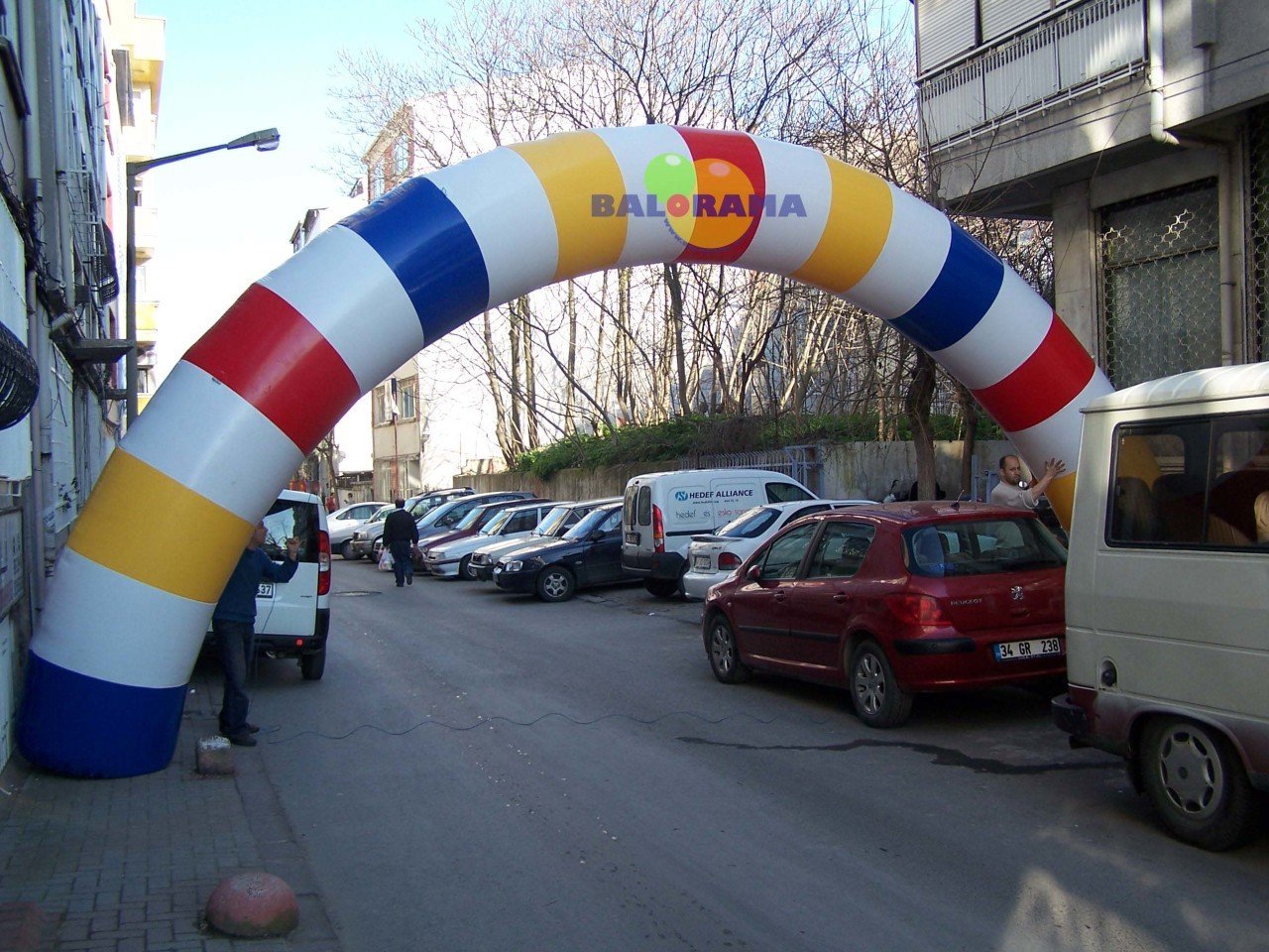 Balon Tak 10m Oval Yol Takı