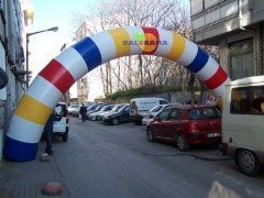 Balon Tak 10m Oval Yol Takı