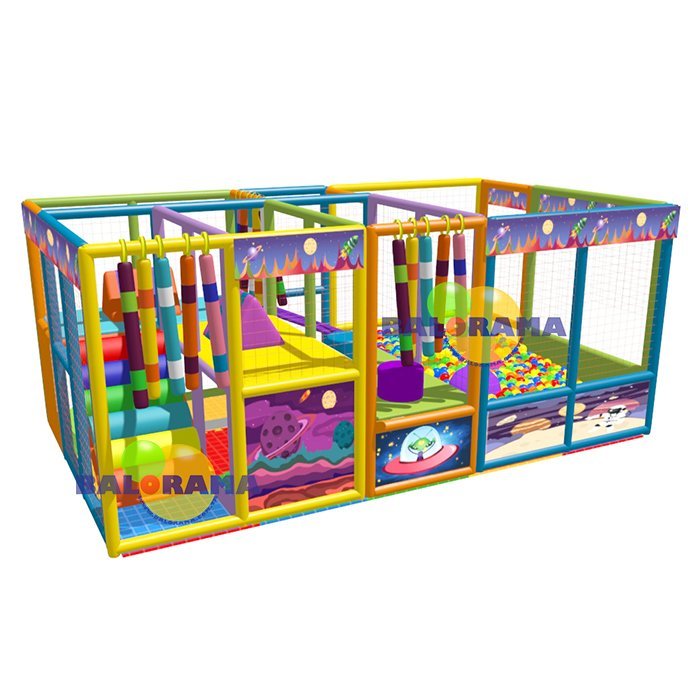 Uzay Softplay Demir Oyun Parkı 5x3x2.5m