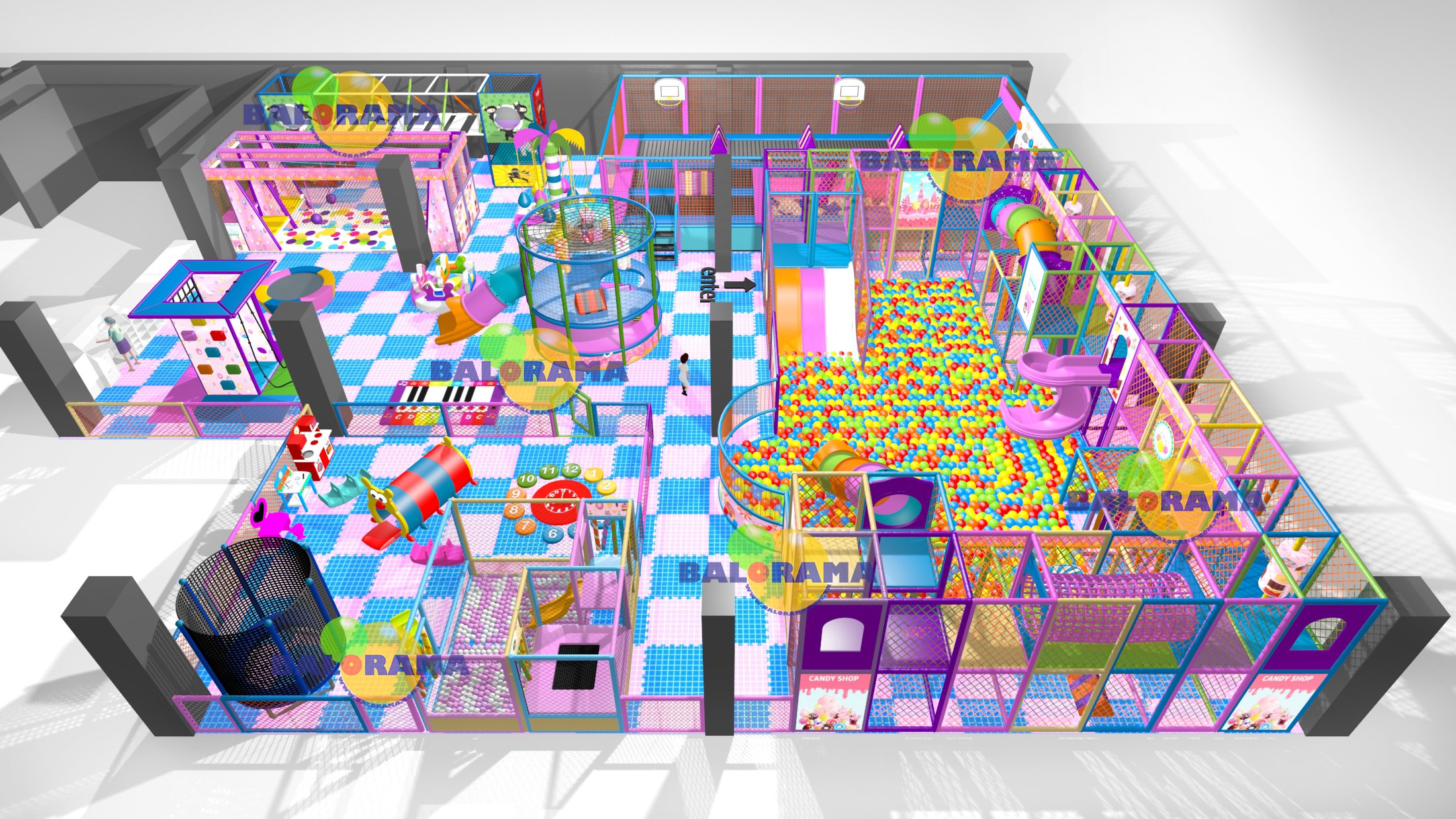 Softplay İç Mekan Oyun Parkı 450 m²