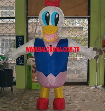 Şişme Maskot Ördek 3m