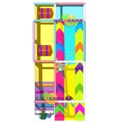 Boncuk Kaydırak - Tekli 2.50x5x2.6h mt