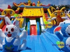 Macera Şatosu Şişme Oyun Parkı 17x11x8m