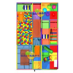 Softplay Oyun Parkı 8x5x2.5m
