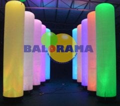 Led Işıklı Balon Tüp 2m