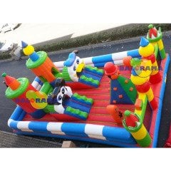 Çizgi Karakterler Şişme Oyun Parkı 10x6x5m