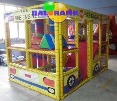 Softplay Top Havuzu Fire Engine 3x2x2m