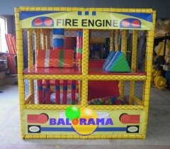 Softplay Top Havuzu Fire Engine 3x2x2m