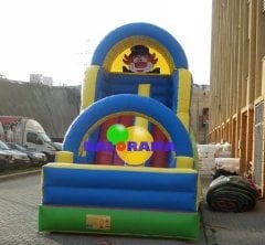 Palyaço Şişme Kaydırak 6x3x5m